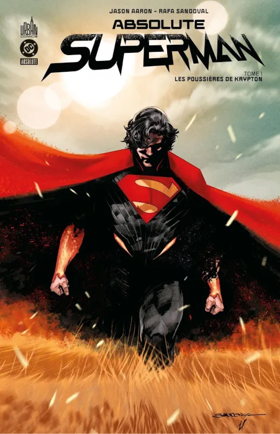 Couverture : Absolute Superman, tome 1 : Les poussières de Krypton