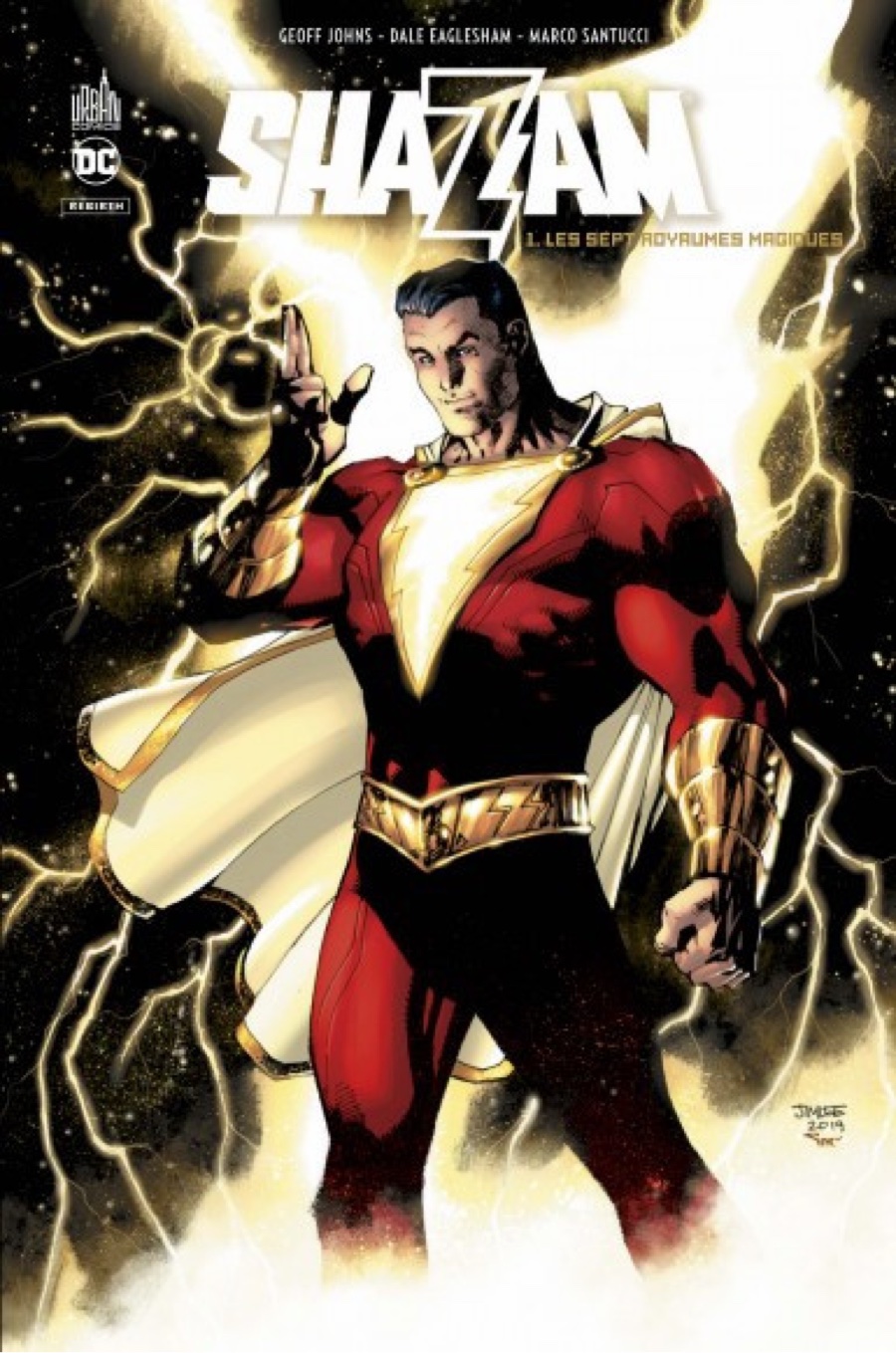 Couverture : Shazam, tome 1 : Les sept royaumes magiques