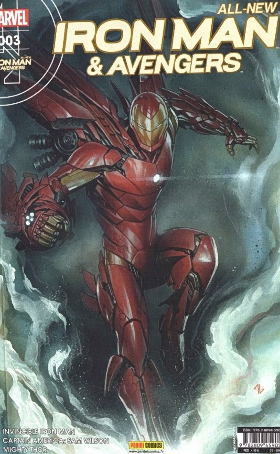 Couverture : All-New Iron Man & Avengers (Panini France, 2016) #3