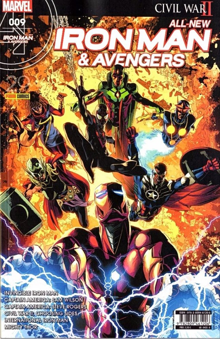 Couverture : All-New Iron Man & Avengers (Panini France, 2016) #9