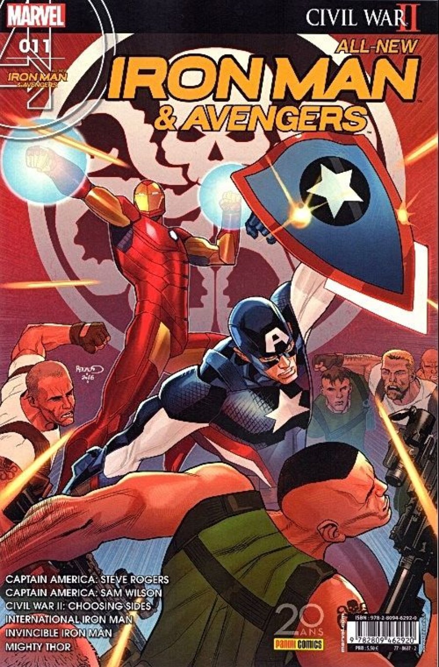 Couverture : All-New Iron Man & Avengers (Panini France, 2016) #11