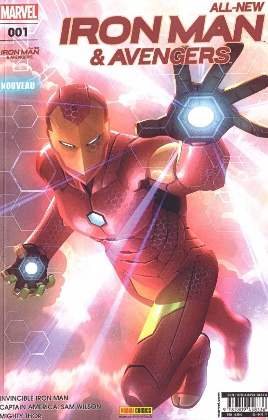 Couverture : All-New Iron Man & Avengers (Panini France, 2016) #1