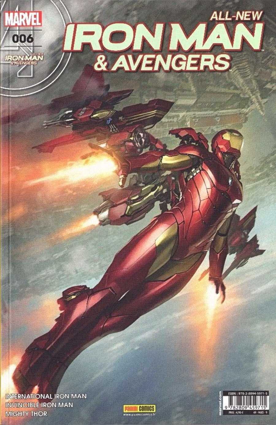 Couverture : All-New Iron Man & Avengers (Panini France, 2016) #6