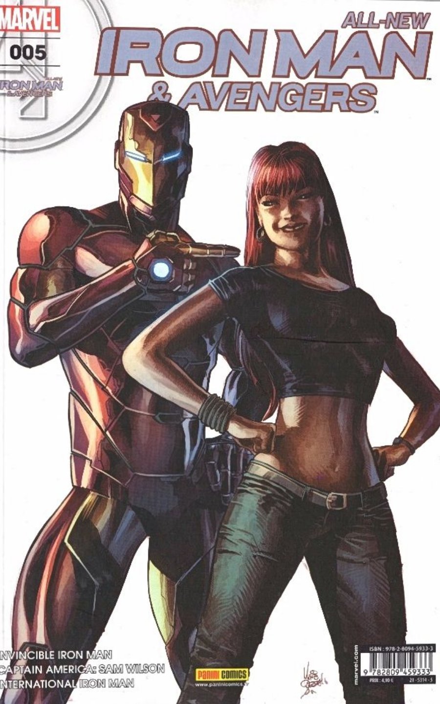 Couverture : All-New Iron Man & Avengers (Panini France, 2016) #5