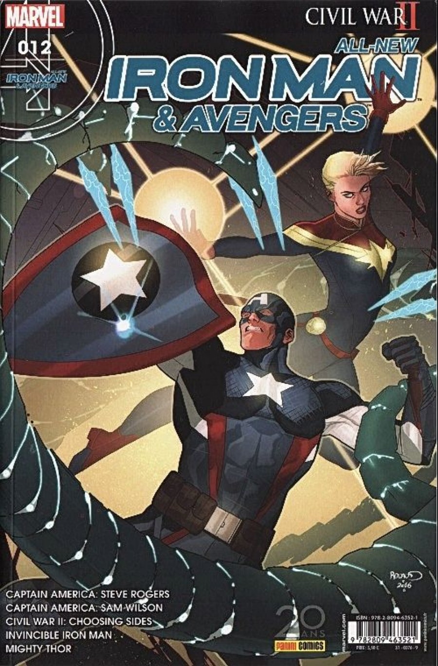 Couverture : All-New Iron Man & Avengers (Panini France, 2016) #12