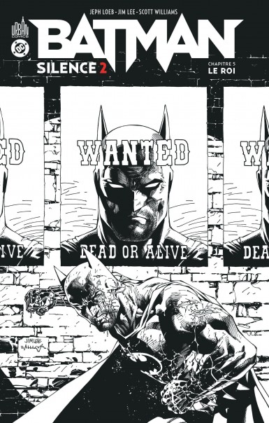 Couverture : Batman Silence 2 N&B, tome 5